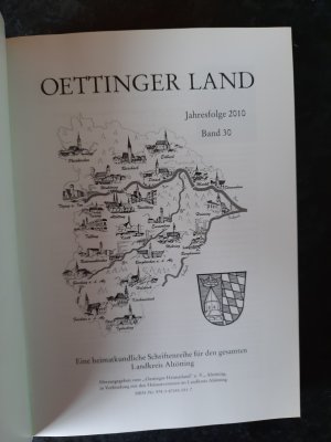 gebrauchtes Buch – Oettinger Heimatland e – Oettinger Land - Jahresfolge 2010 - Band 30