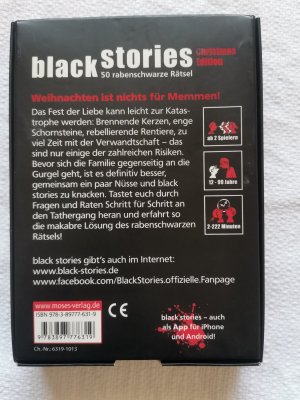 gebrauchtes Spiel – Corinna Harder – Black Stories - Christmas Edition