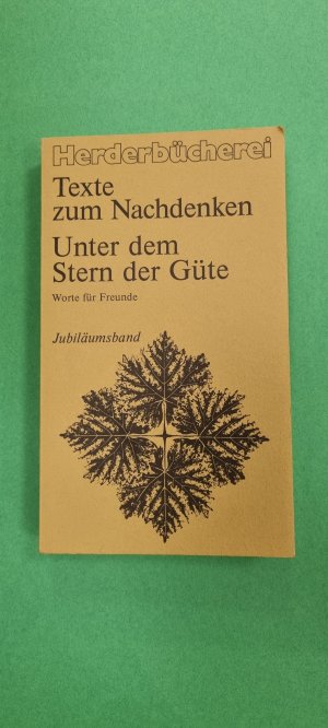 Unter dem Stern der Güte