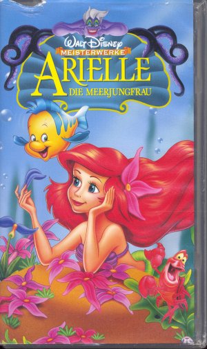 gebrauchter Film – ARIELLE DIE MEERJUNGFRAU Walt Disney Meisterwerke Video VHS !Mit Hologramm!