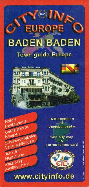 gebrauchtes Buch – City-Info Baden-Baden mit Stadtplan