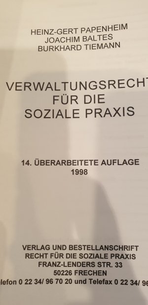 Verwaltungsrecht für die soziale Praxis