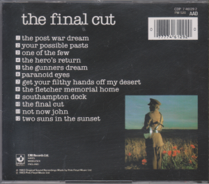 gebrauchter Tonträger – Pink Floyd – PINK FLOYD "The Final Cut" CD-Album