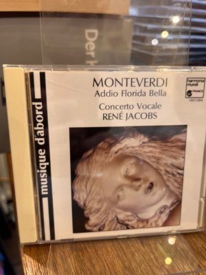 gebrauchter Tonträger – Monteverdi, Claudio  – Claudio Monteverdi: Addio Florida Bella. Audio CD. Concerto Vocale; Rene Jacobs.