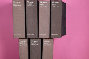 AKZENTE - ZEITSCHRIFT FÜR LITERATUR IN 7 BÄNDEN.