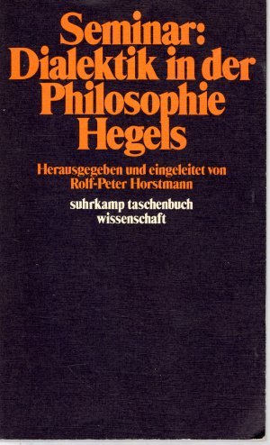 Seminar: Dialektik in der Philosophie Hegels