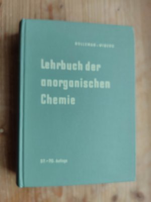 Lehrbuch der anorganischen Chemie