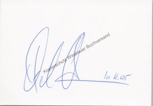 Original Autogramm Axel Hacke /// Autogramm Autograph signiert signed signee