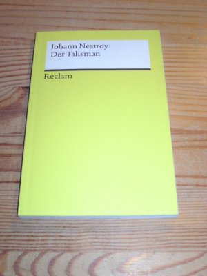 gebrauchtes Buch – Johann Nestroy – Der Talisman