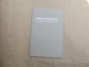 Institut memoires de l'édition contemporaine