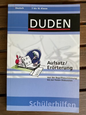 gebrauchtes Buch – Duden Schülerhilden – Aufsatz/Erörterung