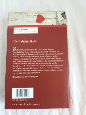 gebrauchtes Buch – Marco Frenschkowski – Die Geheimbünde - Eine kulturgeschichtliche Analyse