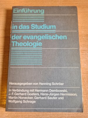 Einführung in das Studium der evangelischen Theologie