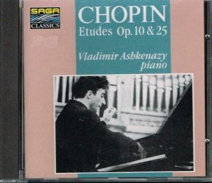 neuer Tonträger – Vladimir Ashkenazy, piano - F.F. Chopin - 12 Etudes, Op. 10 / 12 Etudes, Op. 25