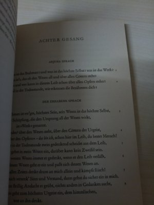 gebrauchtes Buch – Schroeder, Leopold von  – Bhagavadgita/Aschtavakragita Indiens heilige Gesänge