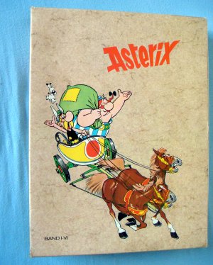 Asterix , Band I-VI, mit Schuber, 1971, SELTEN !