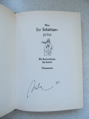 gebrauchtes Buch – Milan – Der Schattenprinz - signiert vom Autor