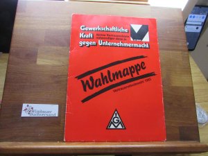 Original Wahlmappe IG Metall 1985 Vertrauensleutewahl