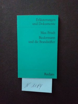 gebrauchtes Buch – Ingo Springmann  – 1 grünes Reclam-Bändchen: " Max Frisch, Biedermann und die Brandstifter "