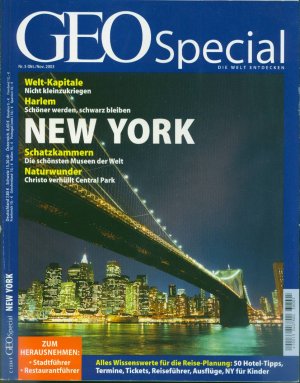 gebrauchtes Buch – Florian Hanig – GEO Special New York - Nr. 5 Okt./Nov. 2003