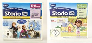 Vtech STORIO HD Lernspiel DISNEY'S EISKÖNIGIN und HD Doc McStuffins Spielzeugärztin