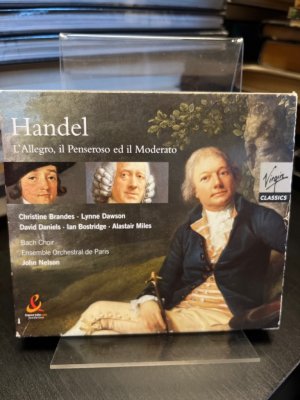 Händel: L` Allegro, il Penseroso ed il Moderato. 2 Audio CDs.