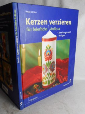 Kerzen verzieren für feierliche Anlässe   >>ungenutzt<<