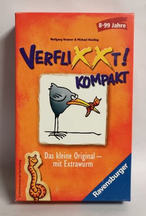 gebrauchtes Spiel – Wolfgang Kramer und Michael Kiesling – Verflixxt Kompakt A7 2009 Ravensburger 23281 - ab 8 Jahren - für 2 bis 4 Spieler - Spieldauer ca 20 Minuten