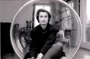 Original Autograph Elfriede Jelinek /// Autogramm Autograph signiert signed signee