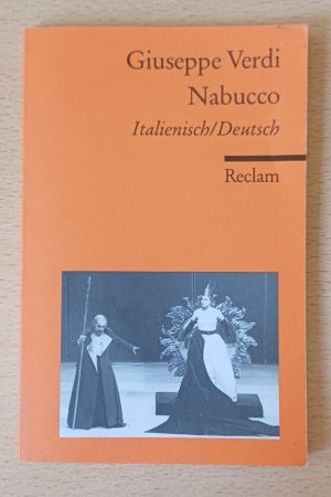 gebrauchtes Buch – Giuseppe Verdi – Nabucco - Italienisch/Deutsch