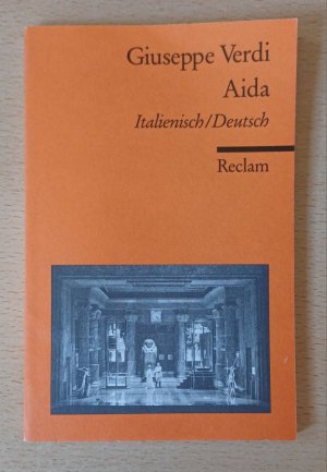 gebrauchtes Buch – Giuseppe Verdi – Aida - Ital. /Dt.