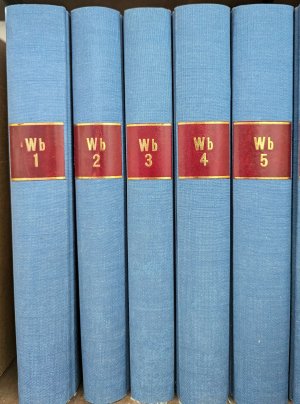 Wörterbuch der Ägyptischen Sprache, Band 1-5