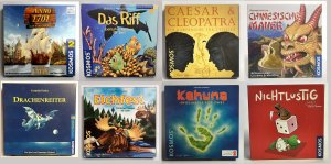 gebrauchtes Spiel – Klaus Teuber – Konvolut 8 Gesellschaftsspiele von Kosmos