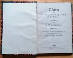 Clara oder Zusammenhang der Natur mit der Geisterwelt., Ein Gespräch.