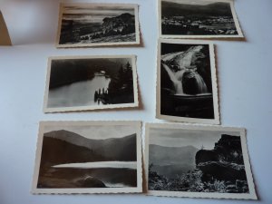 Foto, Konvolut von 10 Ako-Fotobildchen, Der schöne Bayerische Wald , Arber und Umgebung