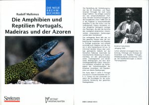 gebrauchtes Buch – Rudolf Malkmus – Die Amphibien und Reptilien Portugals, Madeiras und der Azoren - Verbreitung, Ökologie, Schutz