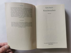 gebrauchtes Buch – Kathy Reichs – Knochenarbeit
