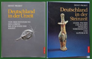 gebrauchtes Buch – Ernst Probst – Deutschland in der Urzeit / Deutschland in der  Steinzeit 2 Bände