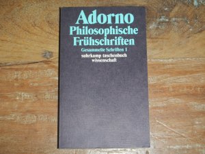 Gesammelte Schriften in 20 Bänden. Band 1: Philosophische Frühschriften