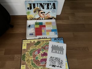 neues Spiel – Goldberg, Tsao und Grossman – JUNTA Republica de las Bananas 1986 ASS Altenburger Spieleverlag