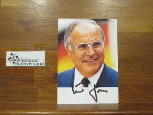 Autogramm Helmut Kohl Bundeskanzler /// Autogramm Autograph signiert signed signee