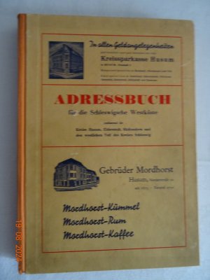 Adreßbuch für die Schleswigsche Westküste 1955