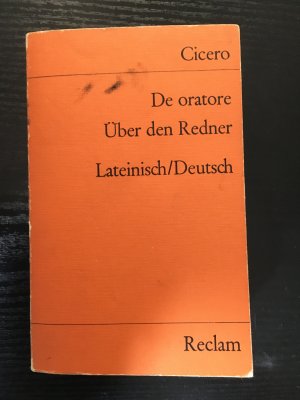 gebrauchtes Buch – Cicero – De oratore - lat. und dt.