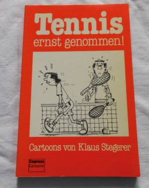 gebrauchtes Buch – Klaus Stegerer – Tennis ernst genommen! Cartoons