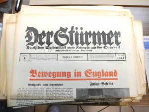 Der Stürmer 06. Januar 1944, Nr 1, Bewegung in England