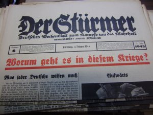 Der Stürmer 04. Februar 1943, Nr. 6, Worum geht es in diesem Kriege