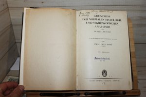 antiquarisches Buch – H. Voss – Grundriss der normalen Histologie und mikroskopischen Anatomie