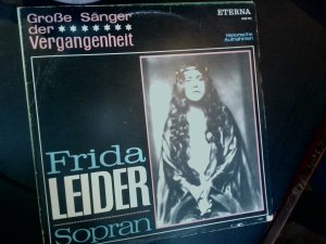 gebrauchter Tonträger – Frida Leider – Große Sänger der Vergangenheit