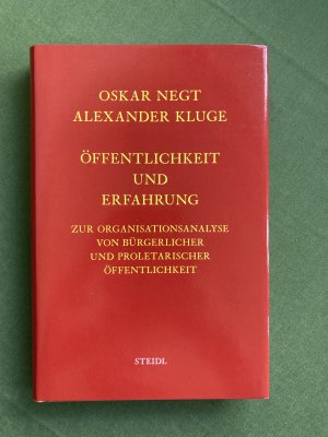 gebrauchtes Buch – Negt, Oskar; Kluge – Werkausgabe Bd. 4 / Öffentlichkeit und Erfahrung