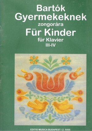 FUR KINDER III-IV KLEINE KLAVIERSTUCKE FUR ANFANG PIANO